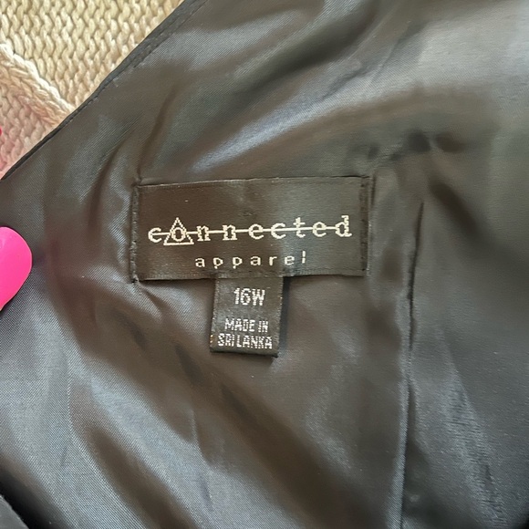 Connected Apparel Black Sleeveless Summer Dress with Butterfly Embroidery 16W - Picture 12 of 16